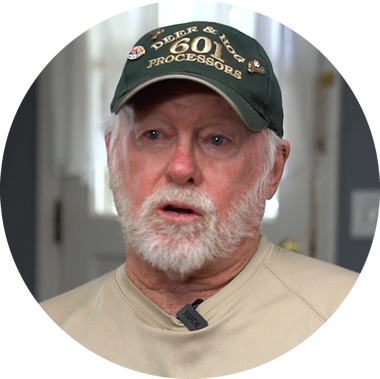 Bobbie McDonald of 601 Deer and Hog Processing